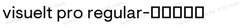 visuelt pro regular字体转换